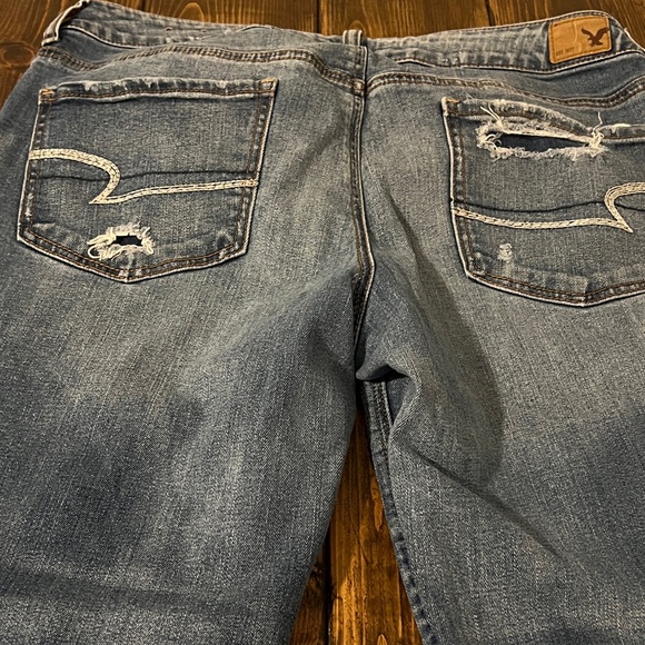 American Eagle Outfitters Dark Wash Boyfriend Jeans - Picture 5 of 7
